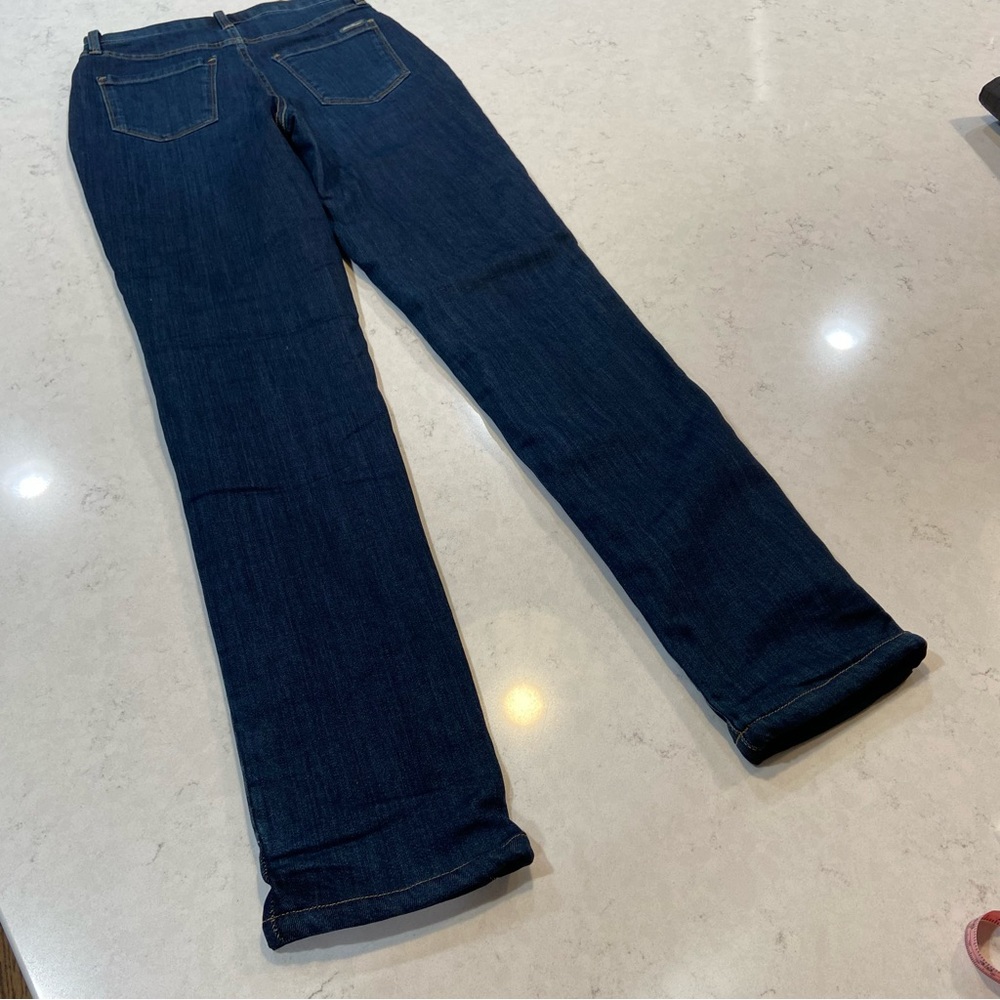 Eddie Bauer Fleece Lined Straight Leg Jeans - Picture 3 of 8
